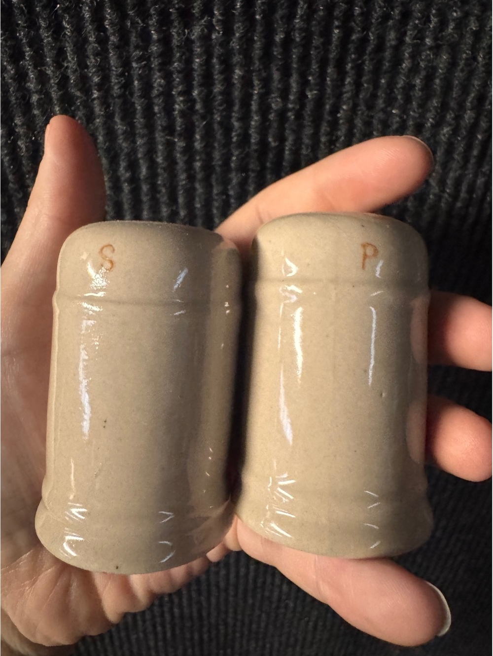 Vintage Ceramic Salt and Pepper Shakers Set
